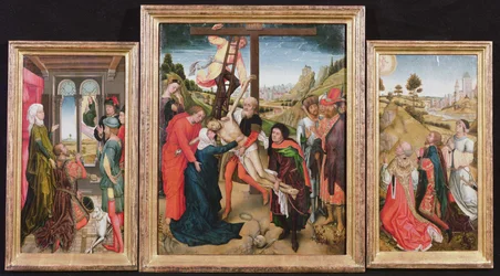 Abnahme vom Kreuz und die Legende vom Wahren Kreuz